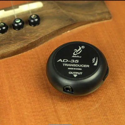 Obrázek produktu pro AD-35 Mini Sound Pick-up Piezo Amplifier Transducer Stick Pickup pro akustickou kytaru Ukulele Housle Cello Banjo