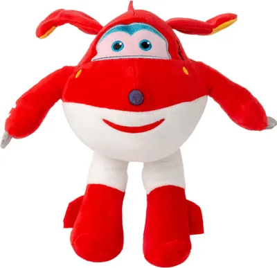 Super Wings Plüschfiguren JETT 26 cm Rot