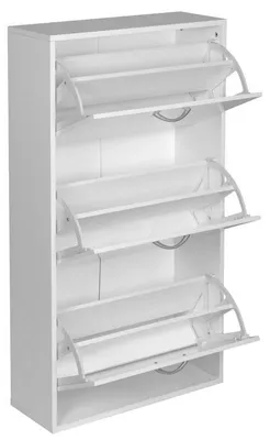 Zdjęcie produktu dla Miadomodo Szafka na buty biała - 59 x 105 x 22 cm