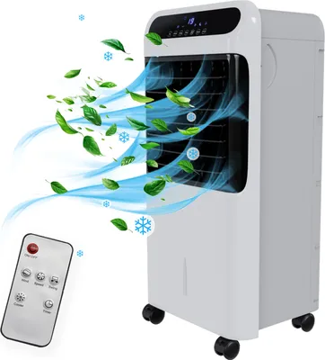 Produktbild von TroniTechnik® Mobiles Klimagerät 5in1 Klimaanlage Luftkühler LK06 5 in 1 Ventilator, inkl. Fernbedienung, Filter, Wasserkühlung