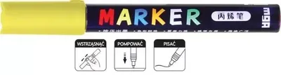 Produktbild von Acrylmarker 1-2mm gelb neon (6 St.) M&G
