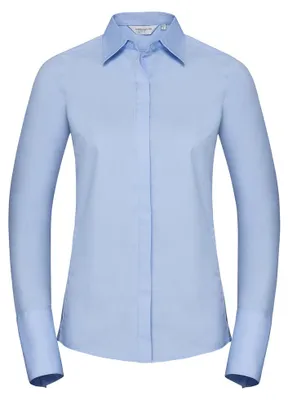 Image de Russell Collection - Chemise pour femmes, manches longues, modèle "Ultimate", référence LT4393 (Taille XL), couleur "Ciel clair"