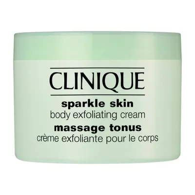 Zdjęcie produktu dla Clinique Sparkle Skin Body Exfoliating Cream, Kremowy, Kobiety, Łuszczenie się, Wygładzający, Uniwersalne, 250 ml, Słoiczek