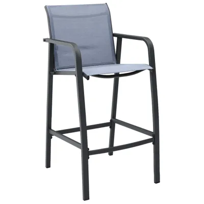 Produktbild von VidaXL 48119, Terrasse, Stahl, Textil, Grau, 110 kg, 540 mm, 635 mm