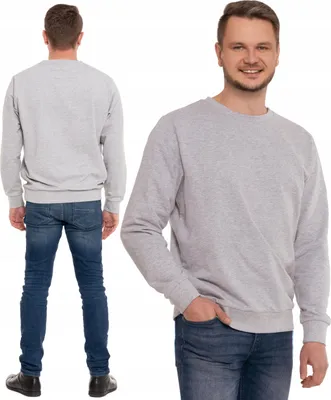Zdjęcie produktu dla Bluza męska, bez kaptura, bawełniana, wygodna, MORAJ, rozmiar 3XL