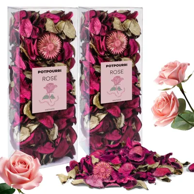 Productafbeelding van Natuurlijke Potpourri met Rozengeur in Set van 2