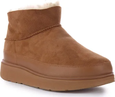 Produktbild von FitFlop Gen FF Frauen Ultra M i Doppelte Gesicht Schafsfell Stiefel Tan – undefined / Bräunen