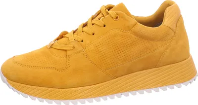 Produktbild von Tamaris 1-23731-24 Damen Schnürschuhe Plateau Halbschuhe Leder, Größe:37 EU, Farbe:Gelb