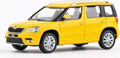 Zdjęcie produktu dla Skoda Yeti FL (2013) Żółta taksówka ABREX 1:43