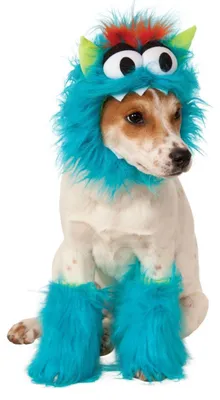 Produktbild von Blaues Monster Hundekostüm für Halloween Größe: S
