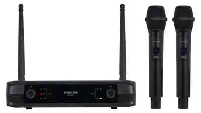 Productafbeelding van Fonestar SONAIR-2M, Handheld microfoon, 30 meter, Richtkarakteristiek, 30 - 20000 Hz, 96 dB, Batterij