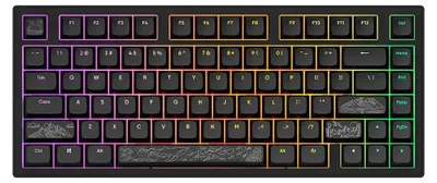 Zdjęcie produktu dla Mechaniczna klawiatura gamingowa Dark Project ALU81A Terra Nostra V2 Black RGB