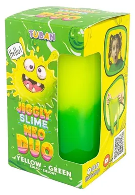 Image de TUBAN Jiggly Slime Neo Duo jaune-vert 430 g TU3810