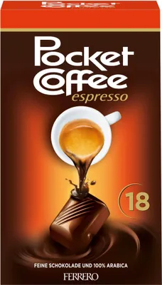 Produktbild von Ferrero Pocket Coffee Espresso (225g Packung)