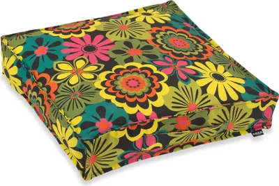 Produktbild von H.O.C.K. Luciana Outdoor Matratzenkissen 50x50x10cm floral bunt