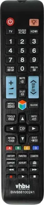 Produktbild von vhbw Fernbedienung kompatibel mit Samsung UE40ES7080, UE40ES7090, UE40ES7500, UE40ES7507, UE40ES7000, UE40ES7005 Fernseher, TV - Ersatzfernbedienung