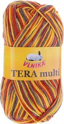 Produktbild von 100g Strickgarn Häkelgarn TERA MULTI, Farbwahl - mehrfarbig bunt Farbverlauf