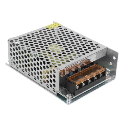 Immagine prodotto di Adattatore di alimentazione a commutazione, apparecchiatura LED, trasformatore regolato per CCTV, 5 V DC (S-50-5 (5 V, 10 A, 50 W), AC100-240 V)