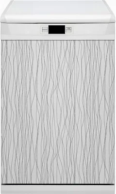 Produktbild von Magnete  Dekorative Magnet Folie für Geschirrspüler 45x80 cm Küche  - Schwarze Dreiecke