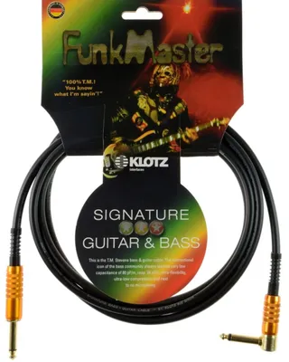 Produktbild von Klotz TM-R0450 T.M. Stevens FunkMaster 4,5 m Gerade Klinke - Winkelklinke Instrumentenkabel