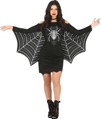 Produktbild von Kostüm Outfit Kleid SPINNE Flügel Halloween M