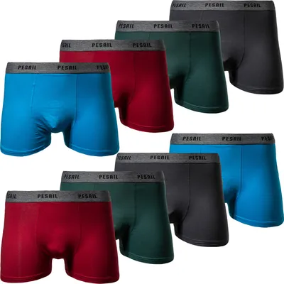 Produktbild von 8er Pack Jungen Boxershorts Gr. 158, 164, 170 Kinder Unterwäsche Retroshorts Unterhose 158-8er Pack Farbmix 6