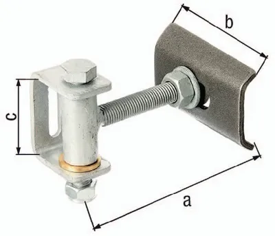 Immagine prodotto di Cerniera 132x100x70mm STA grezzo GAH