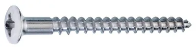Produktbild von Connex Holzschrauben 5.0 x 40 mm PZ 2 Linsensenkkopf - 8 Stk.