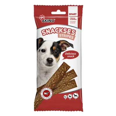 Obrázek produktu pro Akinu SNACKSES Hovězí plátky pamlsek pro psy 12 ks