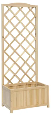 Immagine prodotto di Fioriera da Giardino 60x31xh150 cm in Legno Naturale Rama