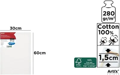 Productafbeelding van Ondergrondplaat 30x60x1,5 cm, 280 g/m² - Artix