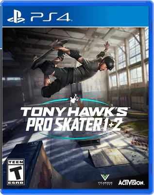 Zdjęcie produktu dla Activision Tony Hawk's Pro Skater 1+2, PlayStation 4, Powyżej 13 lat