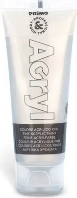 Produktbild von Primo 420TA75910 Acrylfarbe 75 ml Silber Röhre