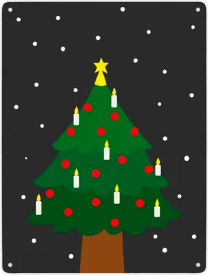 Produktbild von Weihnachtsbaum im Schnee Metallschild XXL