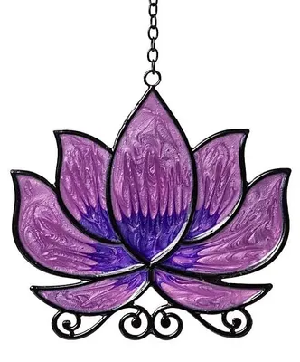 Produktbild von Fensterhänger Lotus lila -- ±25cm online bestellen   sofort
