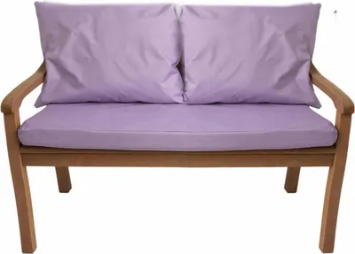 Immagine prodotto di Cuscini per panchina da giardino, Seduta 100x50x7 + schienale 2x 56x50cm | Cuscini per altalena da giardino Viola | Cuscini per mobili da giardino per 2 persone