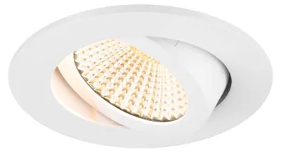 Immagine prodotto di SLV 1007391 NEW TRIA 68, plafoniera da incasso LED, 3000K, 60° bianco tondo