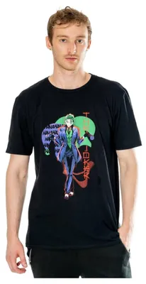 Produktbild von DC Comics T-Shirt The Joker Anime Red Light Größe S