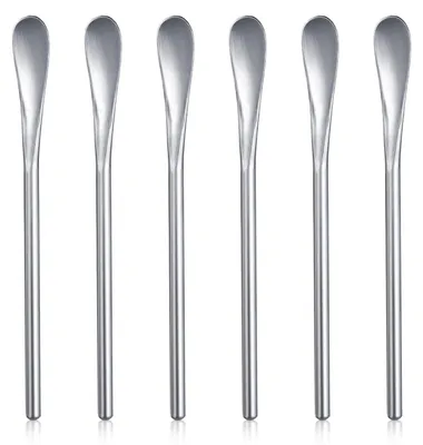 6er-Set Espressolöffel aus Edelstahl, 13 cm, spülmaschinenfest