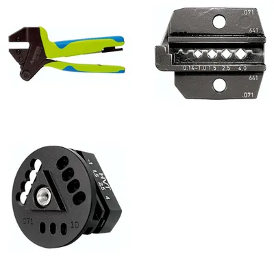 Produktbild von 624 071 3 0 K2 Rennsteig Werkzeuge GmbH Crimpzange PEW12 für gedrehte Kontakte Querschnitt 0,14mm² - 4mm² - 1 Stück