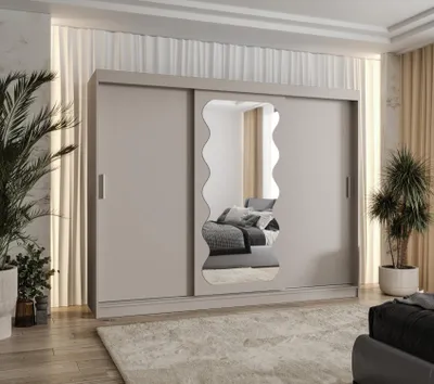 Obrázek produktu pro Šatní skříň 250 cm ROZANA - kašmírová