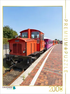 Produktbild von CALVENDO Puzzle Die Inselbahn 2000 Teile Puzzle hoch | 2000 Teile Lege-Größe 90 × 67 cm Foto-Puzzle für glückliche Stunden