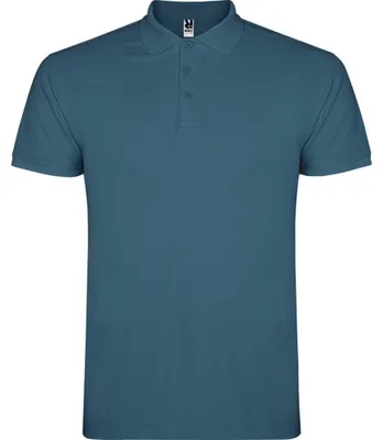 Productafbeelding van Roly - "Star" polohemd voor heren, korte mouwen, model PF4346 (XXL) (blaugrijs)