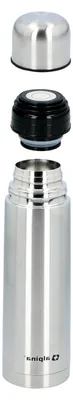 Produktbild von Edelstahl-Thermosflasche - 750 ml - mit Becher - doppelwandig