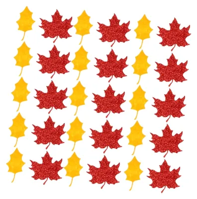 Produktbild von 300 Stück Ahornblatt-Dekoration für Herbst und Thanksgiving
