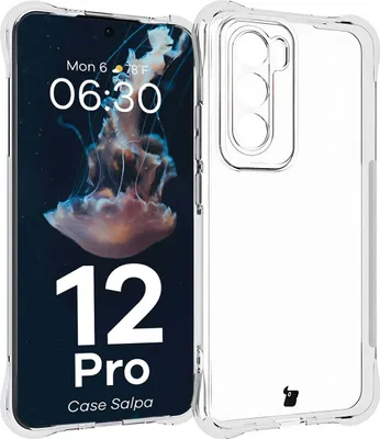 Produktbild von Elastyczne etui Bizon Case Salpa do Oppo Reno 12 Pro, przezroczyste
