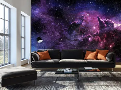 Produktbild von Vlies Fototapete 400x280 cm Tapeten Wandtapete XXL KOSMOS GALAXY STERNE a-C-0022-a-a