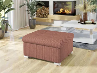 Obrázok produktu pre Taburetka do obývačky NELLI 1 - indická ružová