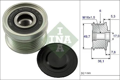 Produktbild von Ina Generatorfreilauf  535 0134 10