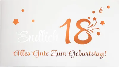 Produktbild von Oblique Unique 3 Dosen Flaschen Sticker Etiketten Aufkleber - Alles Gute zum 18. Geburtstag